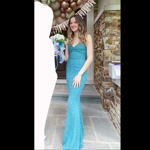 Turquoise Windsor Long Dress